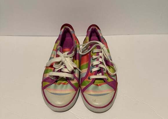 Coach Shoes - Coach Legacy Stripe Multi-Color Low Top Sneakers